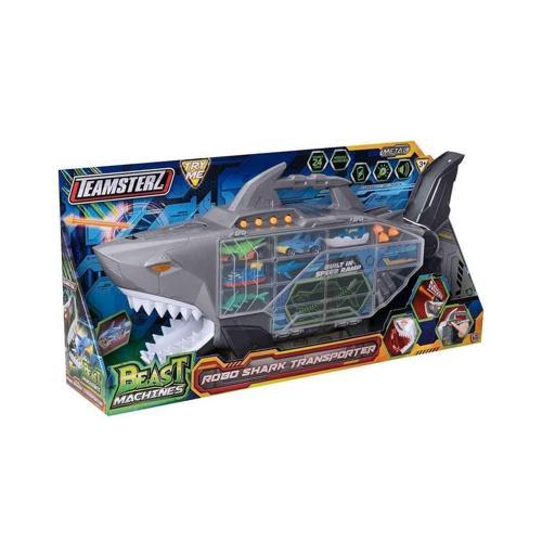 74461 Teamsterz Beast Machines Robo Shark Çantalı Transporter Kız Erkek Çocuk Oyuncak Eğitici Oyunca