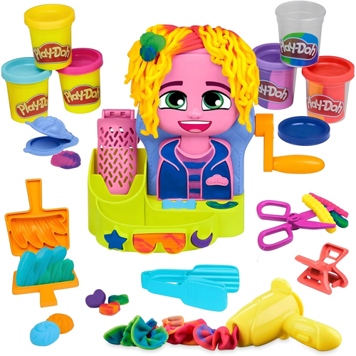 Play-Doh Renkli Kuaför Salonu F8807 Kız Erkek Çocuk Oyuncak Eğitici Oyuncaklar