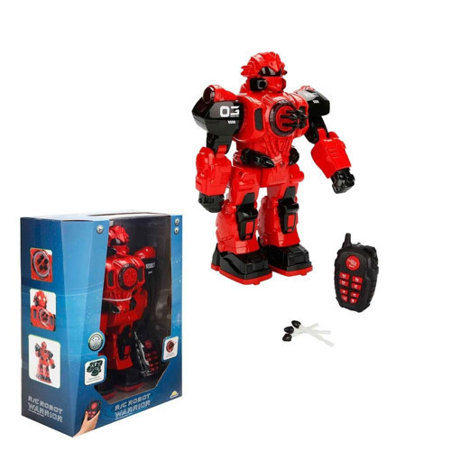 Planet Warrior Sesli ve Işıklı Robot 34cm. Kız Erkek Çocuk Oyuncak Eğitici Oyuncaklar