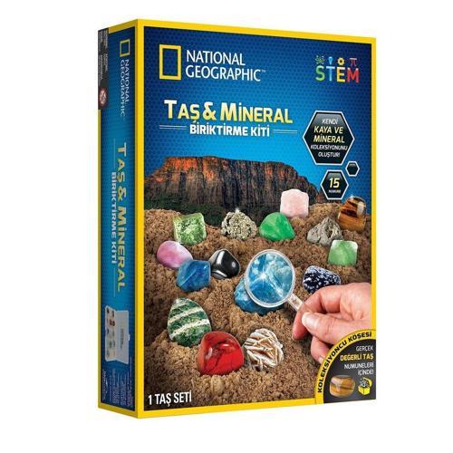 NAT03002 National Geographic Taş ve Mineral Biriktirme Kiti - RTNGRM15 +8 yaş Kız Erkek Çocuk Oyunca