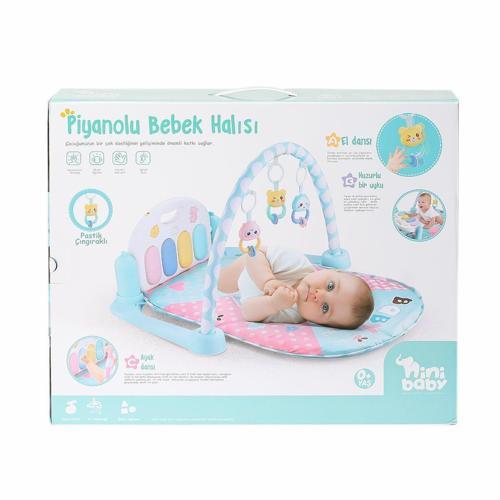 ER-111 Pianolu Bebek Halısı -Erdem Oyuncak Kız Erkek Çocuk Oyuncak Eğitici Oyuncaklar