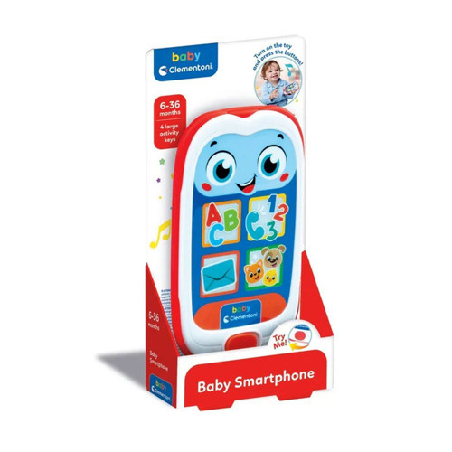 17912 Baby Clementoni - Bebek Telefonu Kız Erkek Çocuk Oyuncak Eğitici Oyuncaklar