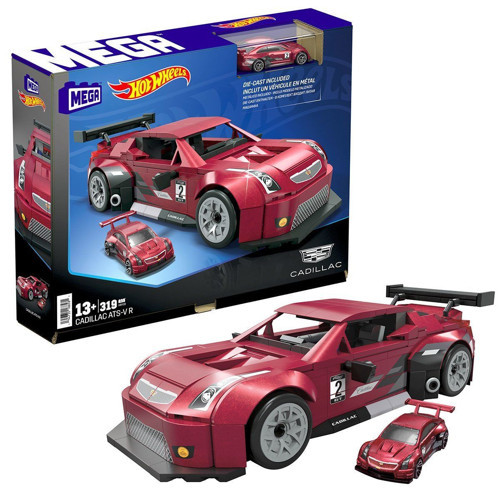 HRY18 MEGA™ Hot Wheels® Cadillac ATS-V R 319 parça +13 yaş Kız Erkek Çocuk Oyuncak Eğitici Oyuncakla
