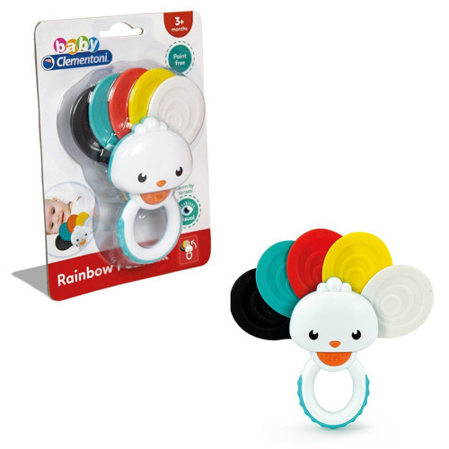 17325 Baby Clementoni Gökkuşağı Çıngırak / +3 ay Kız Erkek Çocuk Oyuncak Eğitici Oyuncaklar