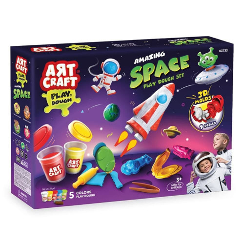 03733 UZAY OYUN HAMUR SET 380GR -FEN Kız Erkek Çocuk Oyuncak Eğitici Oyuncaklar