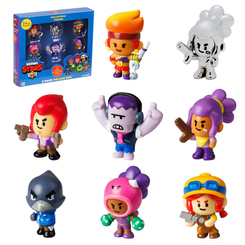 Brawl Stars 8'li Delüks Figür Kız Erkek Çocuk Oyuncak Eğitici Oyuncaklar
