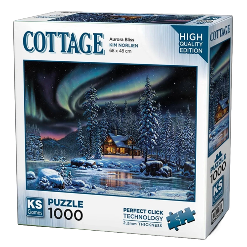 KS Games Aurora Bliss Puzzle 1000 Parça 20797 Kız Erkek Çocuk Oyuncak Eğitici Oyuncaklar