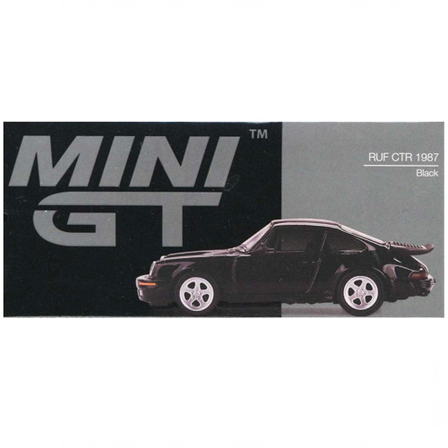 Mini GT 1:64 RUF CTR 1987 Black Kız Erkek Çocuk Oyuncak Eğitici Oyuncaklar