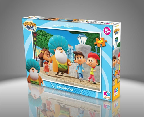 NAS 113 NASREDDİN HOCA PUZZLE 200 PRÇ -KS Kız Erkek Çocuk Oyuncak Eğitici Oyuncaklar