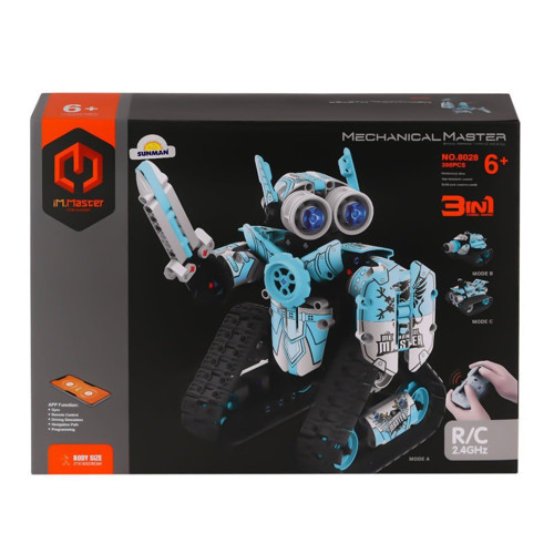 8028 IMM Mekanik Master Kumandalı Robot Araba Blokları 3IN1 398 Parça Kız Erkek Çocuk Oyuncak Eğitic