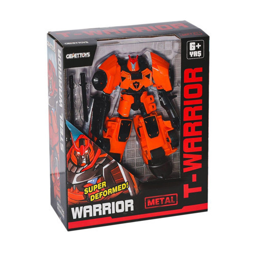 LJ1654 Metal Dönüşebilen Robot -Gepettoys Kız Erkek Çocuk Oyuncak Eğitici Oyuncaklar