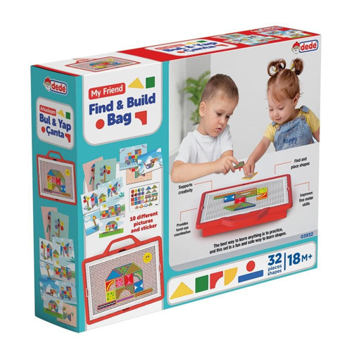 03932 ARKADAŞIM BUL&YAP ÇANTA -FEN Kız Erkek Çocuk Oyuncak Eğitici Oyuncaklar