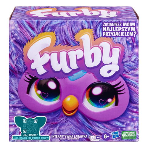Furby Mor İnterakti̇f Peluş F6743 ***DİLİ İNGİLİZCEDİR*** Kız Erkek Çocuk Oyuncak Eğitici Oyuncakla