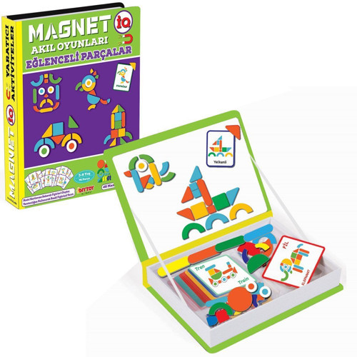 1543 DıyToy, Magnet Akıl Oyunlar - Eğlenceli Parçalar / +3 yaş Kız Erkek Çocuk Oyuncak Eğitici Oyunc