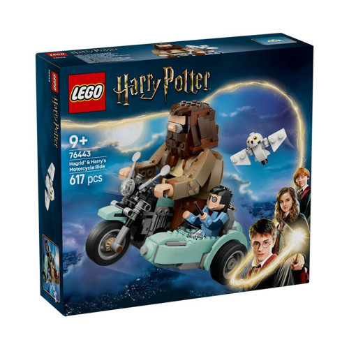 76443 Lego Harry Potter-Hagrid ve Harrynin Motosiklet Yolculuğu 617 parça +9 yaş Kız Erkek Çocuk Oyu