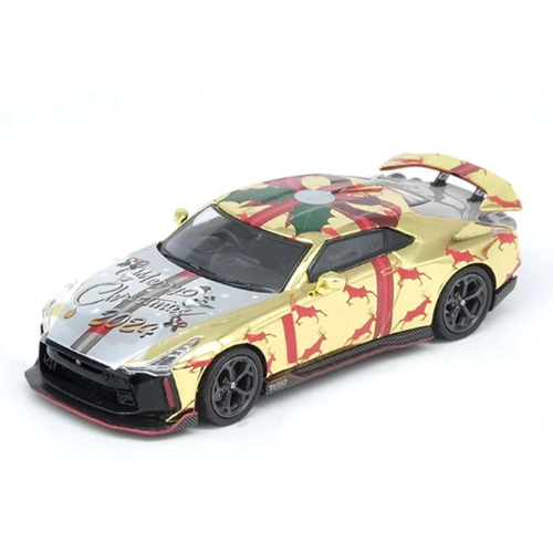 Inno 1/64 Nissan GT-R50 XMAS 2024 Kız Erkek Çocuk Oyuncak Eğitici Oyuncaklar