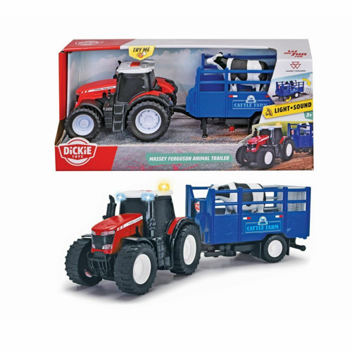 20374003 Massey Ferguson Hayvan Römorku Kız Erkek Çocuk Oyuncak Eğitici Oyuncaklar