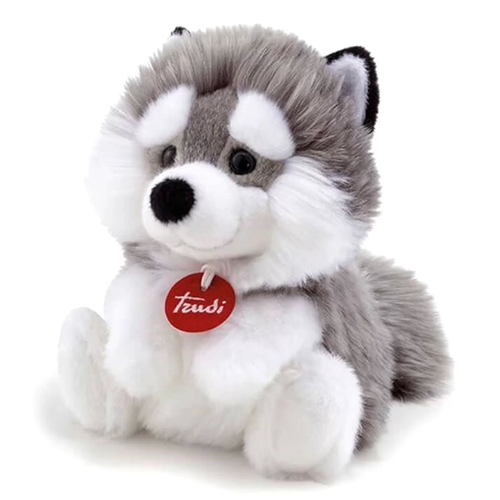 Trudi Husky Peluş Köpek 20cm Kız Erkek Çocuk Oyuncak Eğitici Oyuncaklar