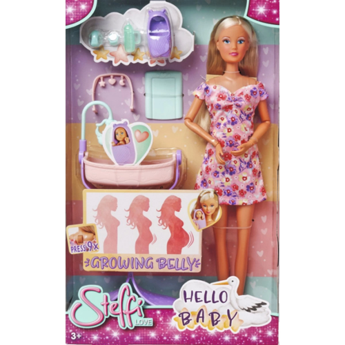 Hamile Steffi Karnı Büyüyen Bebek 29cm SMB-105733680 Kız Erkek Çocuk Oyuncak Eğitici Oyuncaklar