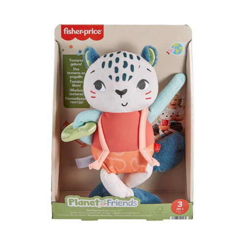 HKD64 Fisher-Price Eğlenceli Dostum Kar Leoparı Kız Erkek Çocuk Oyuncak Eğitici Oyuncaklar