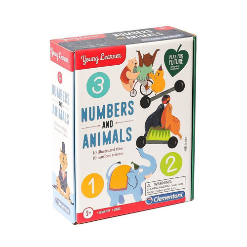 75048TR Young Learner - Sayılar ve Hayvanlar +3 yaş Kız Erkek Çocuk Oyuncak Eğitici Oyuncaklar