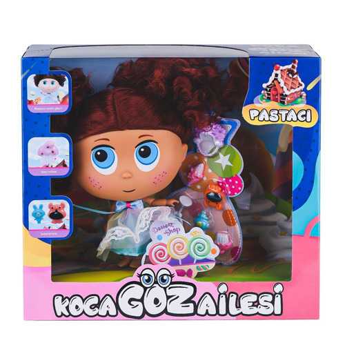 BLD328 Koca Göz Ailesi Pastacı Kız -Birliktoys Kız Erkek Çocuk Oyuncak Eğitici Oyuncaklar
