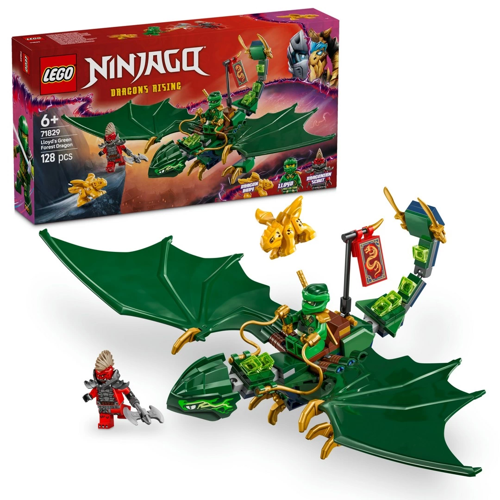 LEGO NINJAGO Lloyd'un Yeşil Orman Ejderhası 71829 Kız Erkek Çocuk Oyuncak Eğitici Oyuncaklar