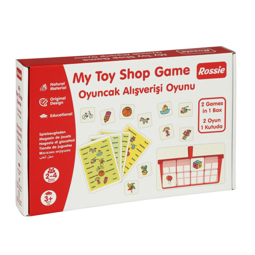Rossie Oyuncak Alışverişi Oyunu Kız Erkek Çocuk Oyuncak Eğitici Oyuncaklar
