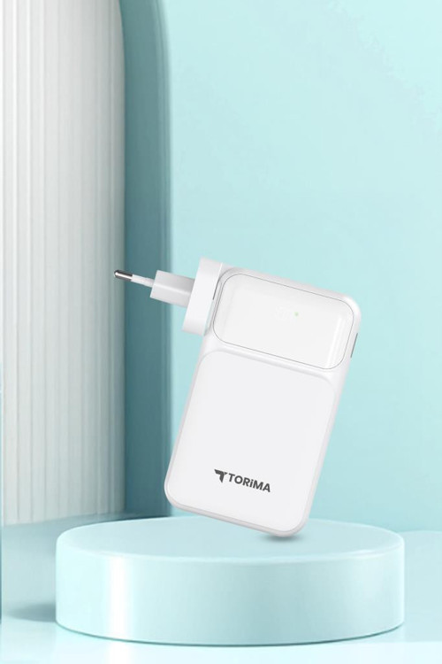 Torima TRM-1027 Beyaz 20000 mAh Type-C + Lightning + USB  Taşınabilir 22,5 W Hızlı Şarj Dijital Göstergeli Powerbank 2