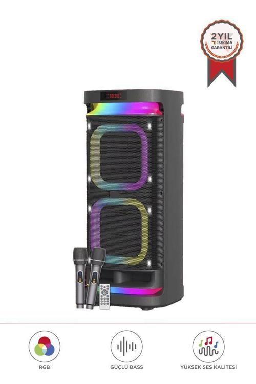 KTS-1991 Led Işıklı Mikrofonlu Kumandalı Bluetooth Hoparlör