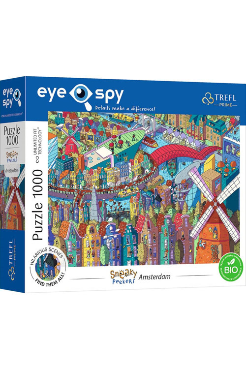 1000 Parça Puzzle Amsterdam Hollanda , Yetişkinler Ve Çocuklar İçin Eğitici(68,3X48Cm)