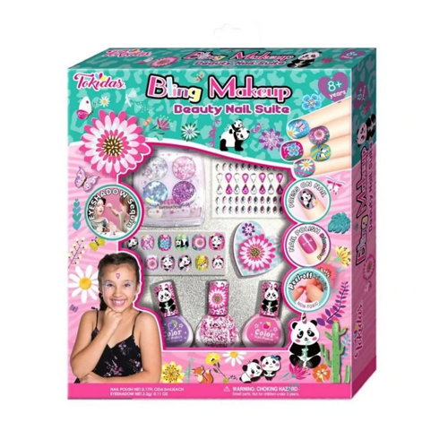 Tokidas Bling Makyaj Güzellik Tırnak Paketi Kız Erkek Çocuk Oyuncak Eğitici Oyuncaklar