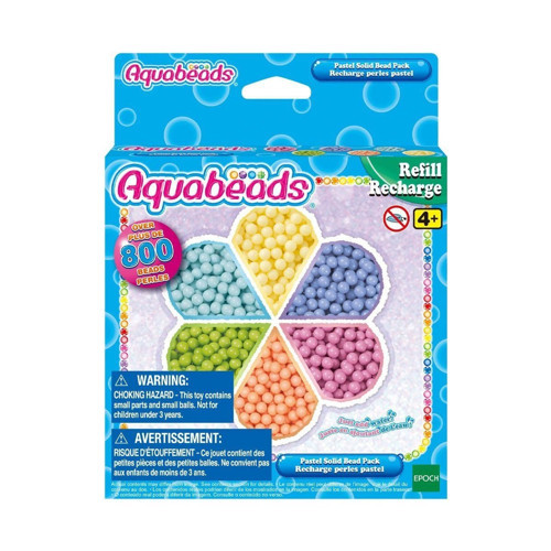 31505 Epoch AquaBeads Pastel Boncuk Paketi, 800 parça +4 yaş Kız Erkek Çocuk Oyuncak Eğitici Oyuncak