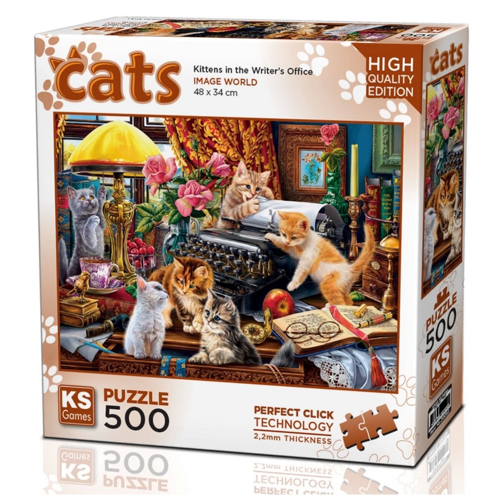 KS Games Parça Yavru Kediler Puzzle 500 Parça 20052 Kız Erkek Çocuk Oyuncak Eğitici Oyuncaklar