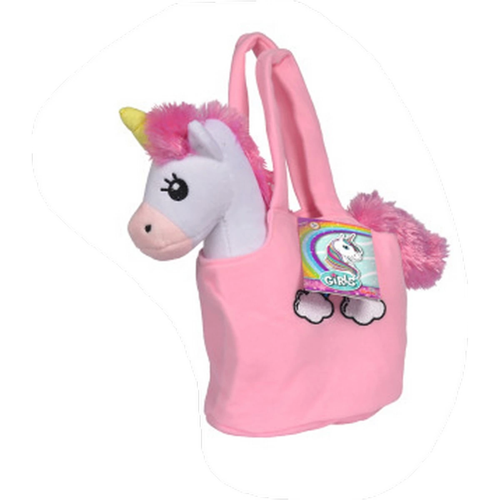 Çanta Unicornlu Peluş SMB-105560064 Kız Erkek Çocuk Oyuncak Eğitici Oyuncaklar