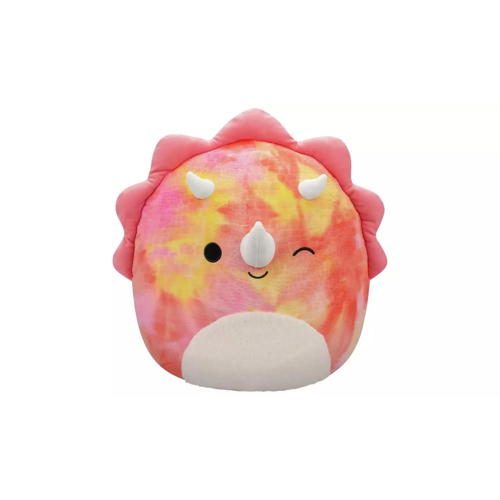 Squishmallows Pembe Triceratops Trinity 40cm Kız Erkek Çocuk Oyuncak Eğitici Oyuncaklar