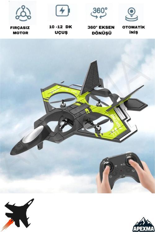 2.4Ghz Uzaktan Kumandalı Sünger Gövde Led Işıklı Rc Jet Uçak Drone - Başlangıç Seviye Drone