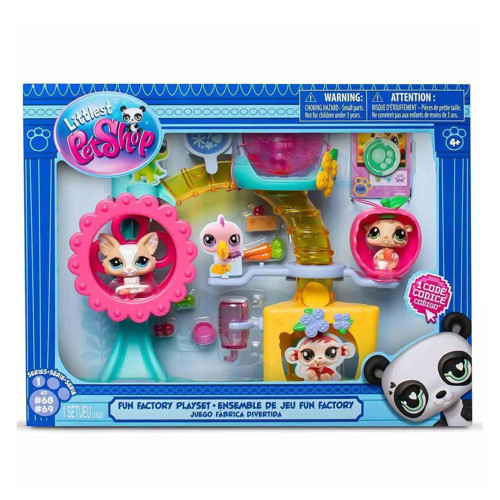5196 Littlest Pet Shop Minişler Eğlence Fabrikası Oyun Seti S1 -Sunman Kız Erkek Çocuk Oyuncak Eğiti