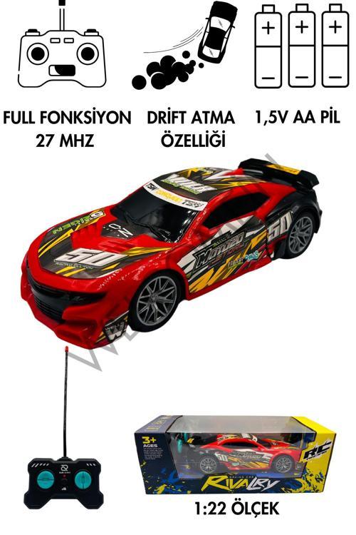 Oyuncak Uzaktan Kumandalı Pilli Full Fonksiyon Drift Atabilen Rc Yüksek Hızlı Araba Çok Renkli