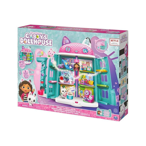 70742 Gabbys Dollhouse Festival Evi Eğlenceli Müzikli Oyun Seti 63cm -Spinmaster Kız Erkek Çocuk Oyu
