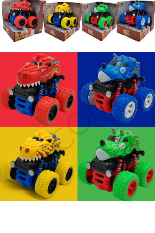 Oyuncak 4'Lü Sürtmeli Amortisörlü Mini Off Road Araba Seti