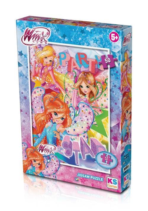 WINX 709 Puzzle 50 PARÇA -KS Kız Erkek Çocuk Oyuncak Eğitici Oyuncaklar