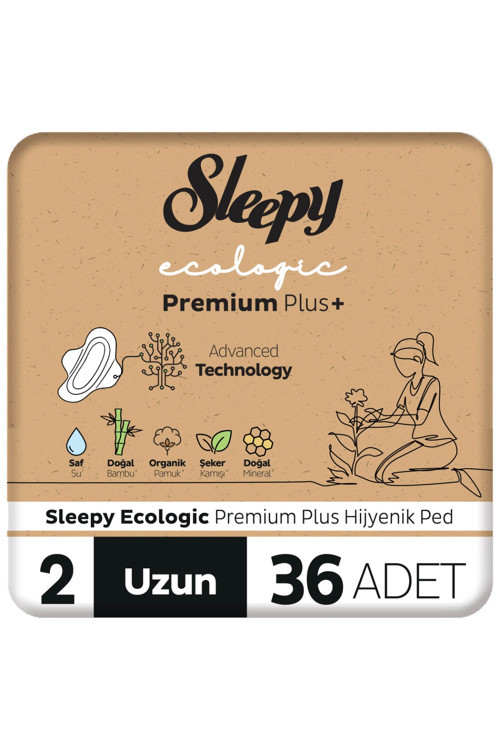 Ecologic Premium Plus Hijyenik Ped Uzun 36 Adet