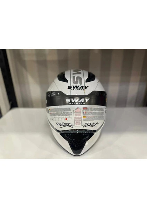 Kask Sw 850 Whıte/silver Full Face