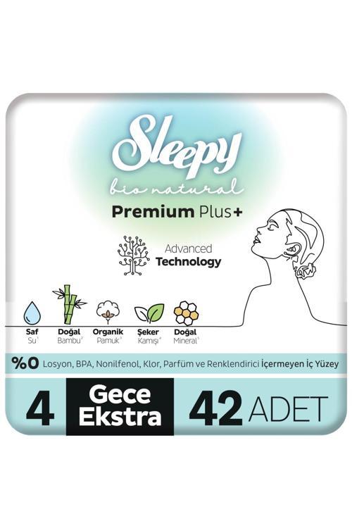 Bio Natural Premium Plus Hijyenik Ped Süper Avantaj Paketi Gece Ekstra 42 Adet