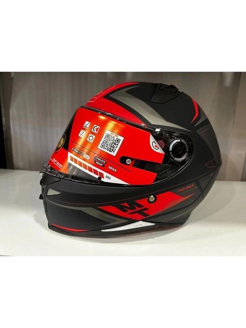 Kask mt Revenge 2 S Hatax B5 Mat Kırmızı