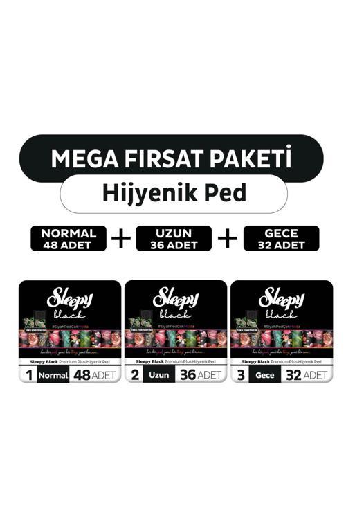 Black Premium Plus Hijyenik Ped Mega Fırsat Paketi 116 Adet