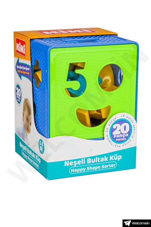 Oyuncak Bultak Neşeli Bul-Tak Küp, 20 Parça - Eğitici Oyuncak- Çocuk Gelişiminde Etkili