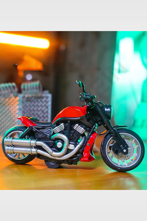 Oyuncak Çek Bırak 1:12 Die-Cast Işıklı Ve Sesli Motosiklet