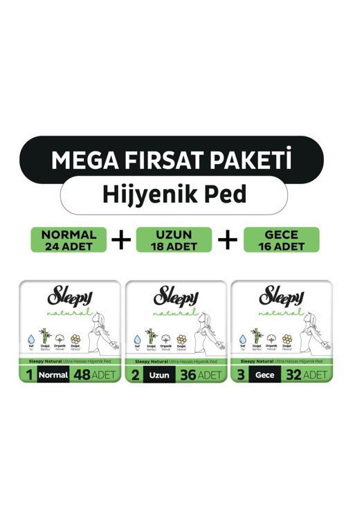 Natural Ultra Hassas Hijyenik Ped Mega Fırsat Paketi 116 Adet